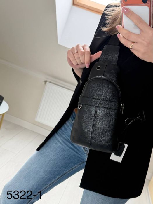 Шкіряні чоловічі слінгі