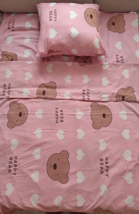 Набір постільної білизни в кроватку для дівчинки