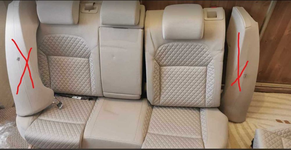 Fotele Superb III podgrzewane elektryczne przód i tył