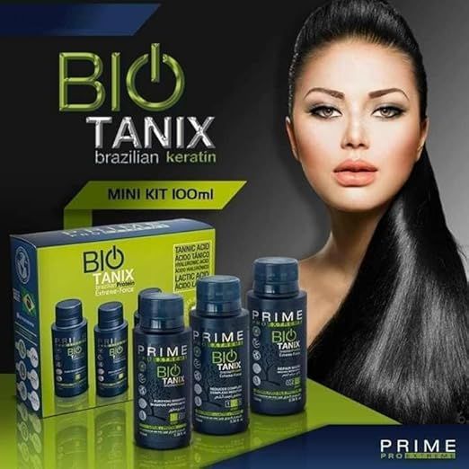 prime bio tanix brazilian zestaw do włosów wygładzający 3w1 x