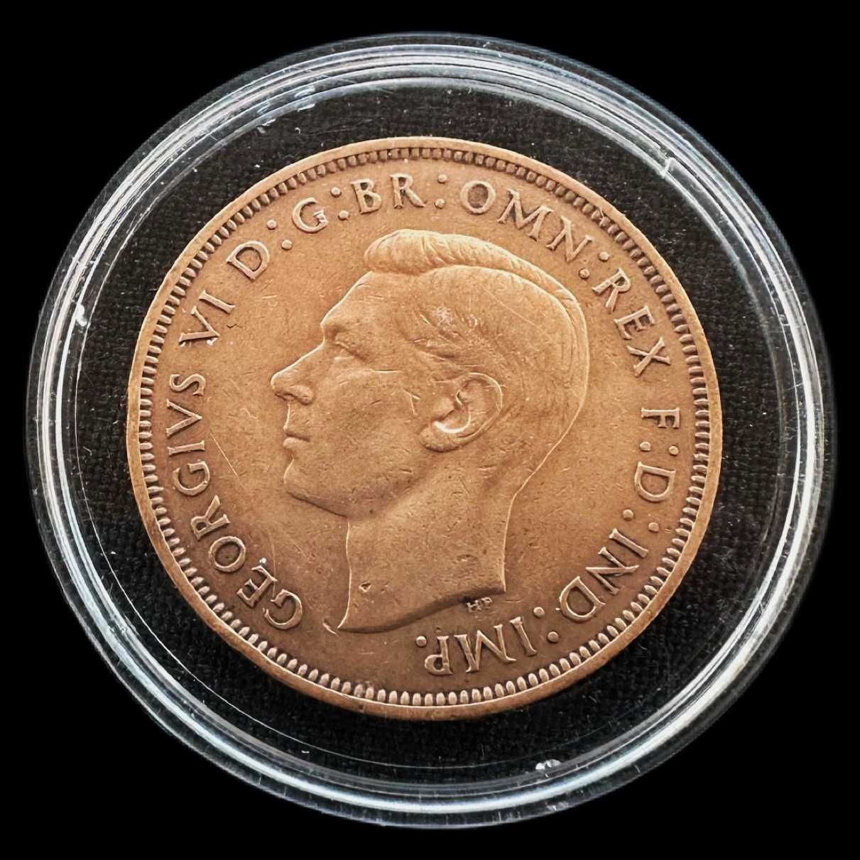 Moeda de 1 Penny - 1939 - Reino Unido