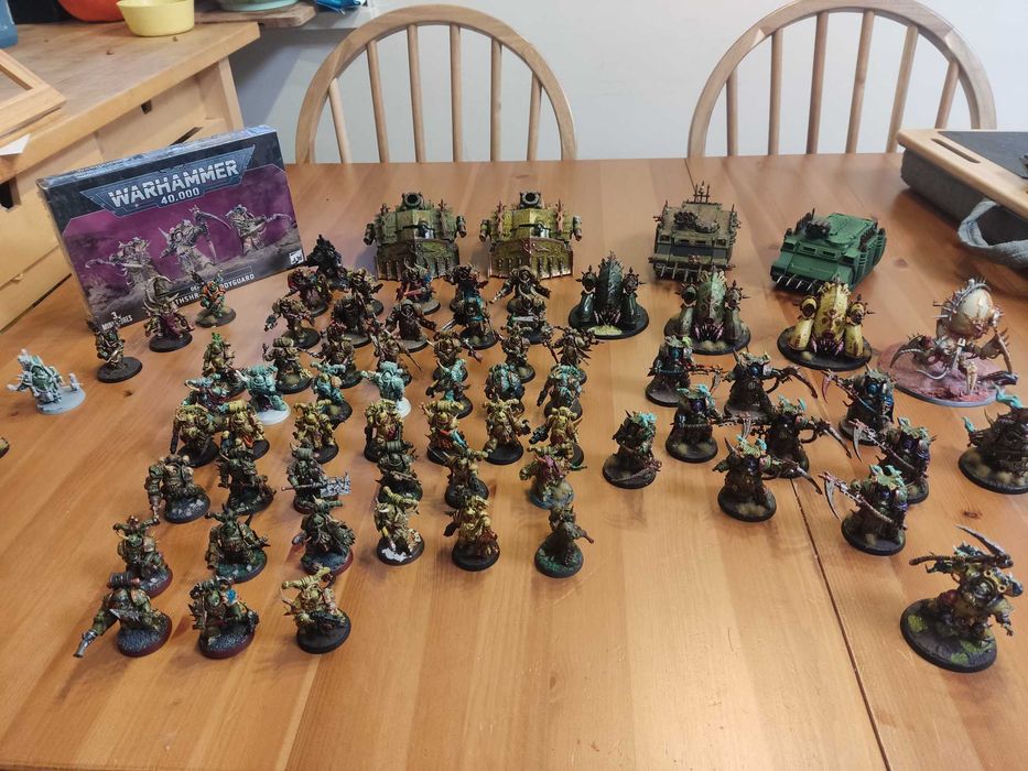 Armia Death Guard do Warhammer 40k - ok 3100 pktów