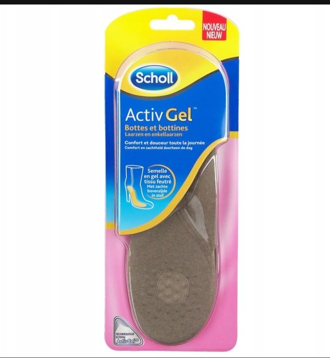Wkładki żelowe amortyzujące do botek Scholl Active Gel uniwersalne
