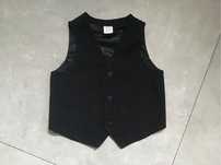 Czarna elegancka kamizelka H&M rozm. 92