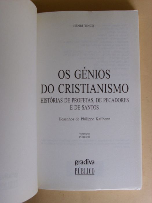 Os Génios do Cristianismo de Henri Tincq