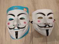 Maska Hackera, 2 sztuki, bal maskowy