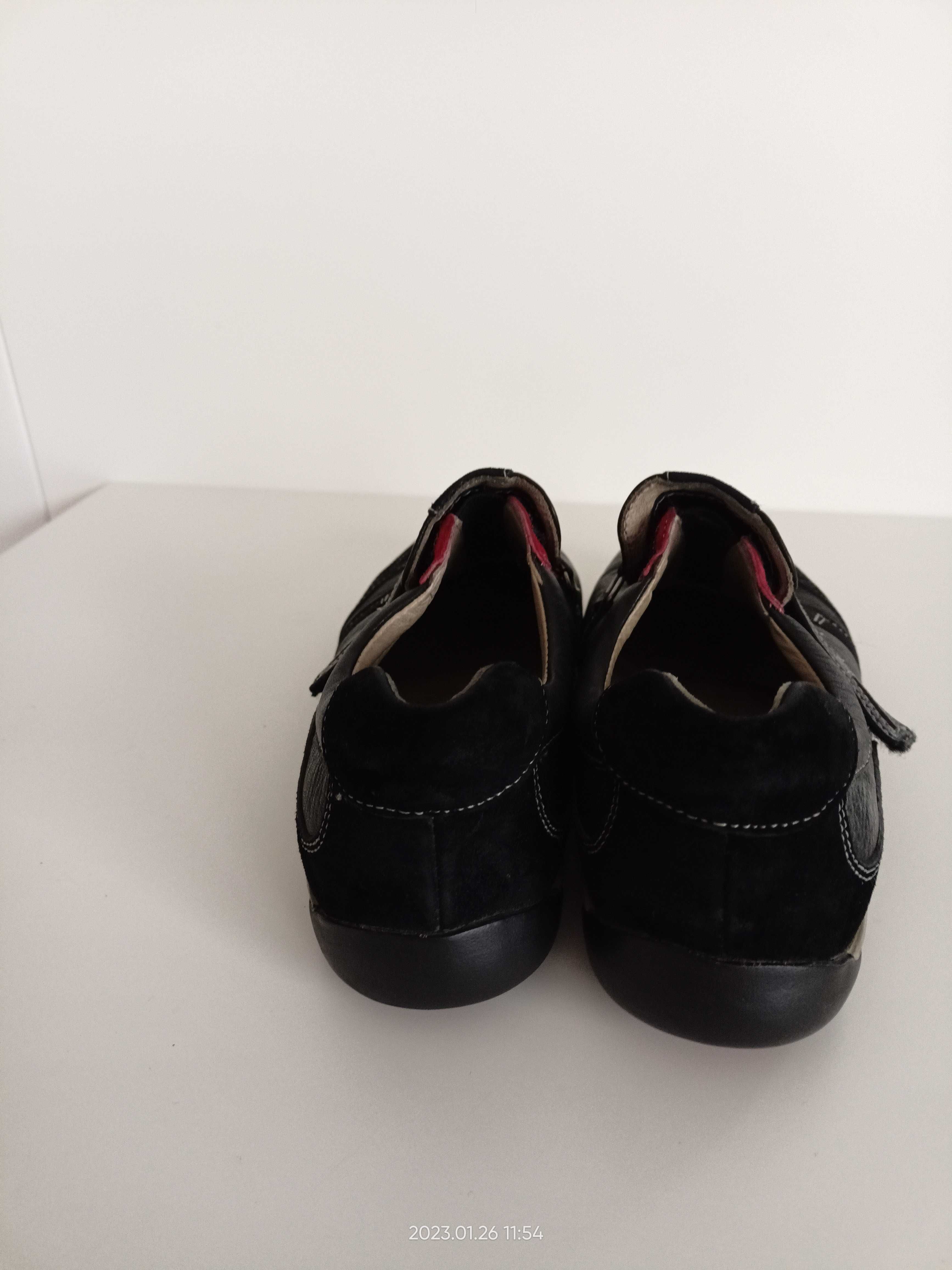 HUSH PUPPIES USA sneakersy półbuty skóra rzepy 38 jesień 1zł