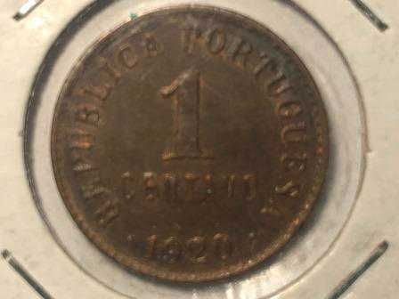 1 Centavo 1920 Bronze "P" Aberto