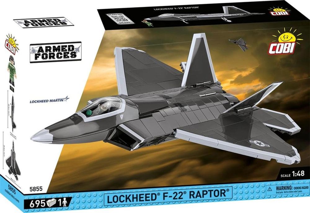 Armed Forces Lockheed F-22 Raptor pudełko,281x454 mm