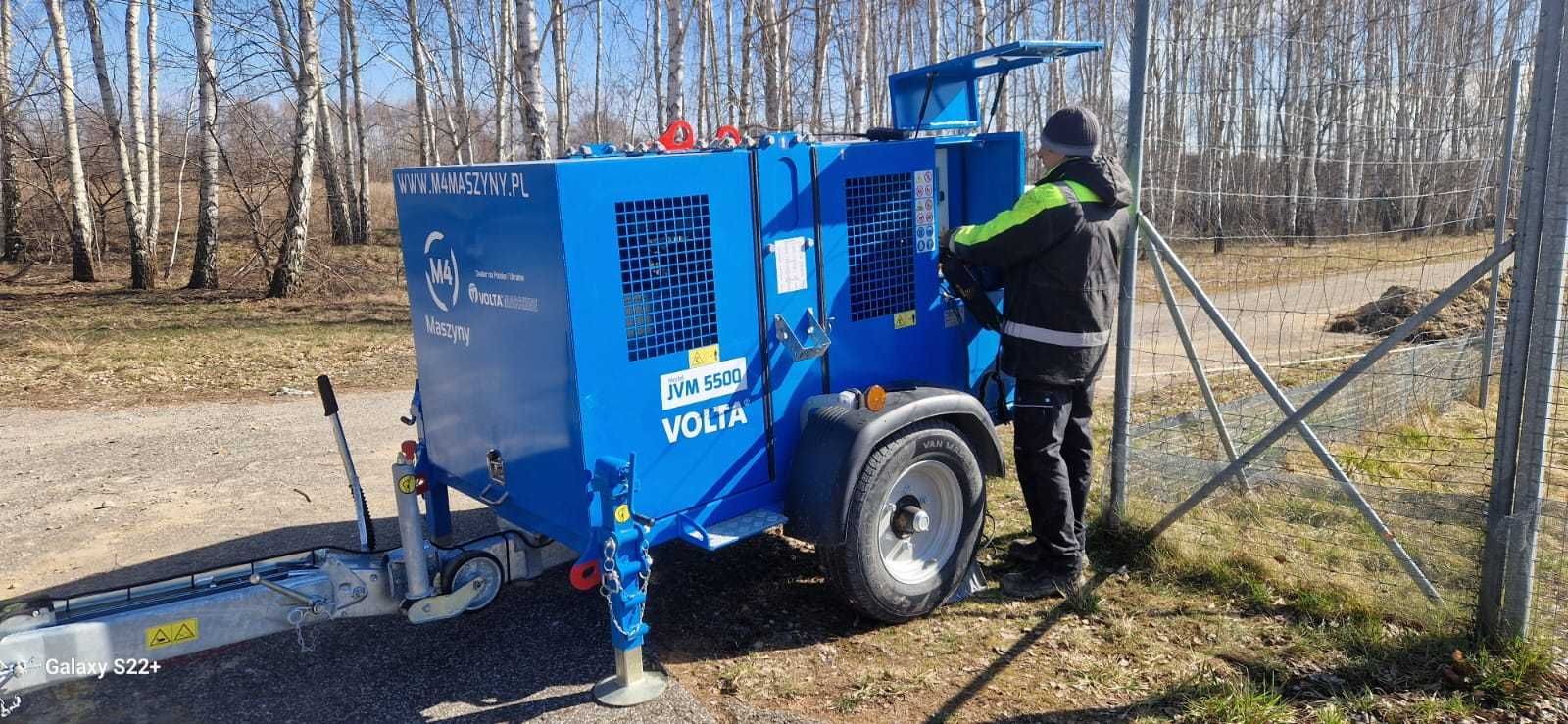 Wynajem wciągarki kablowej VOLTA 5500 5,5 t, 1000 m liny, rejestratory