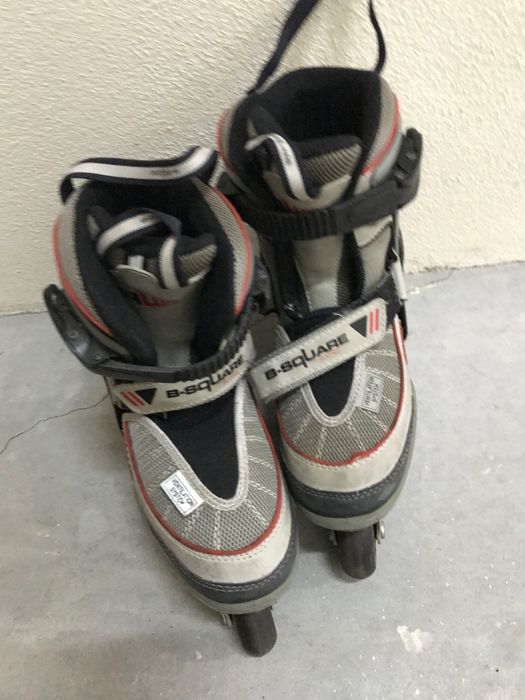 Patins em linha criança tamanho regulavel 31-33
