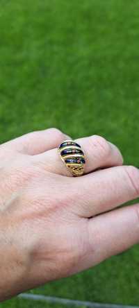 Złoty pierścionek wyjątkowy nietypowy okazja
