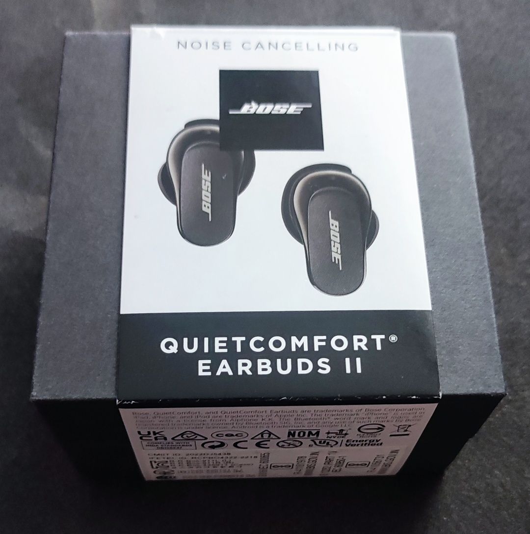 Słuchawki bezprzewodowe Bose QuietComfort Earbuds II Czarne