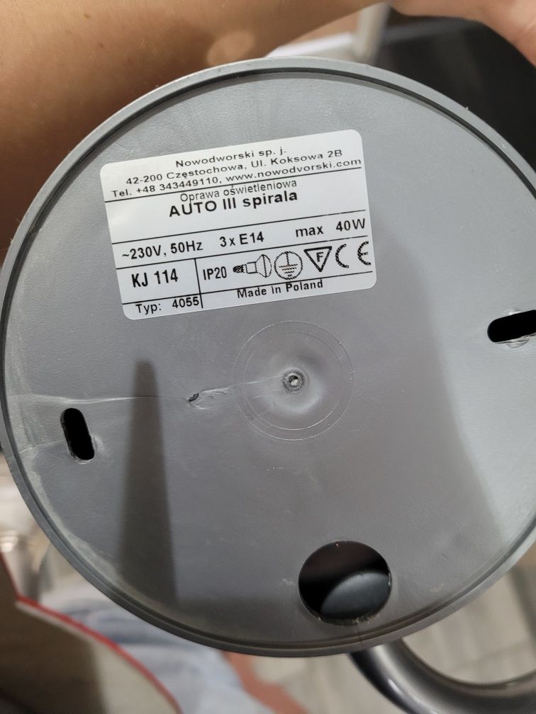 Lampa chłopięca autka