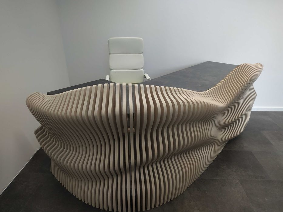 Recepcja na wymiar, lada recepcyjna, stół do recepcji