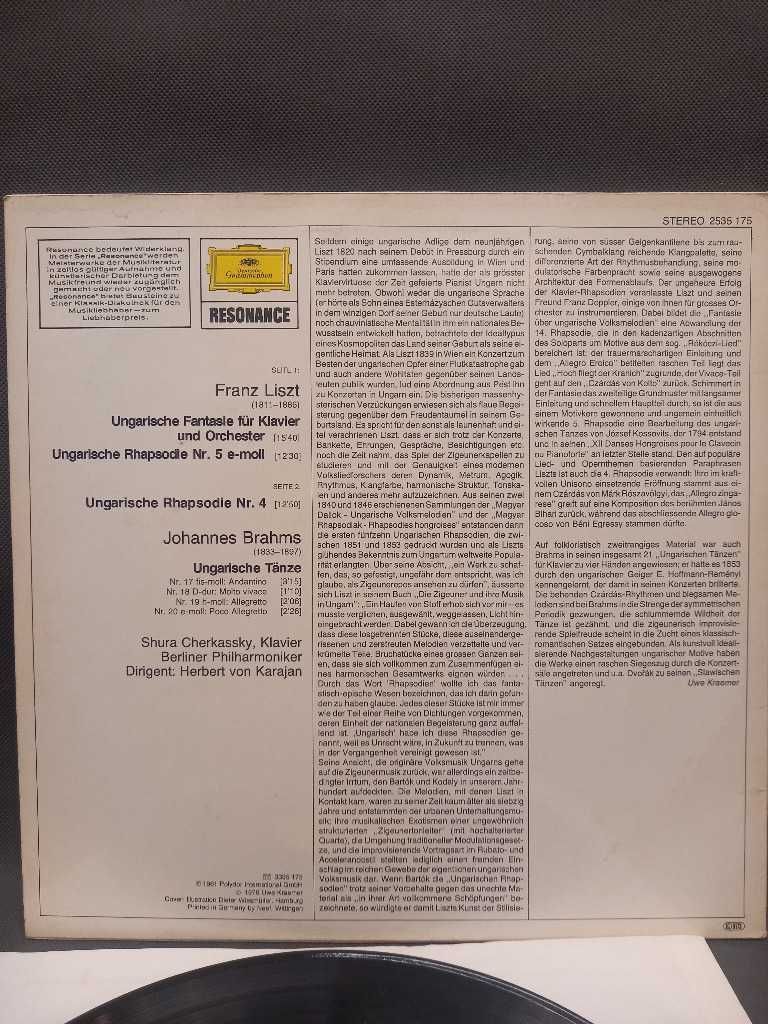 Karajan. Liszt. Ungarische Fantasie, płyta winylowa