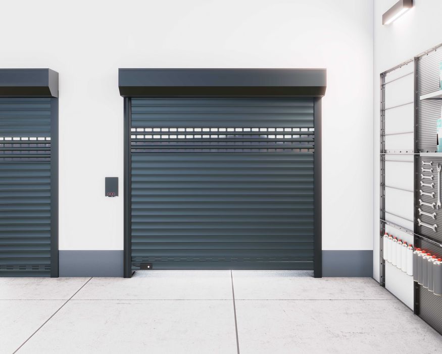 Brama Rolowana PA 77 250x200 Brąz Ral 8014