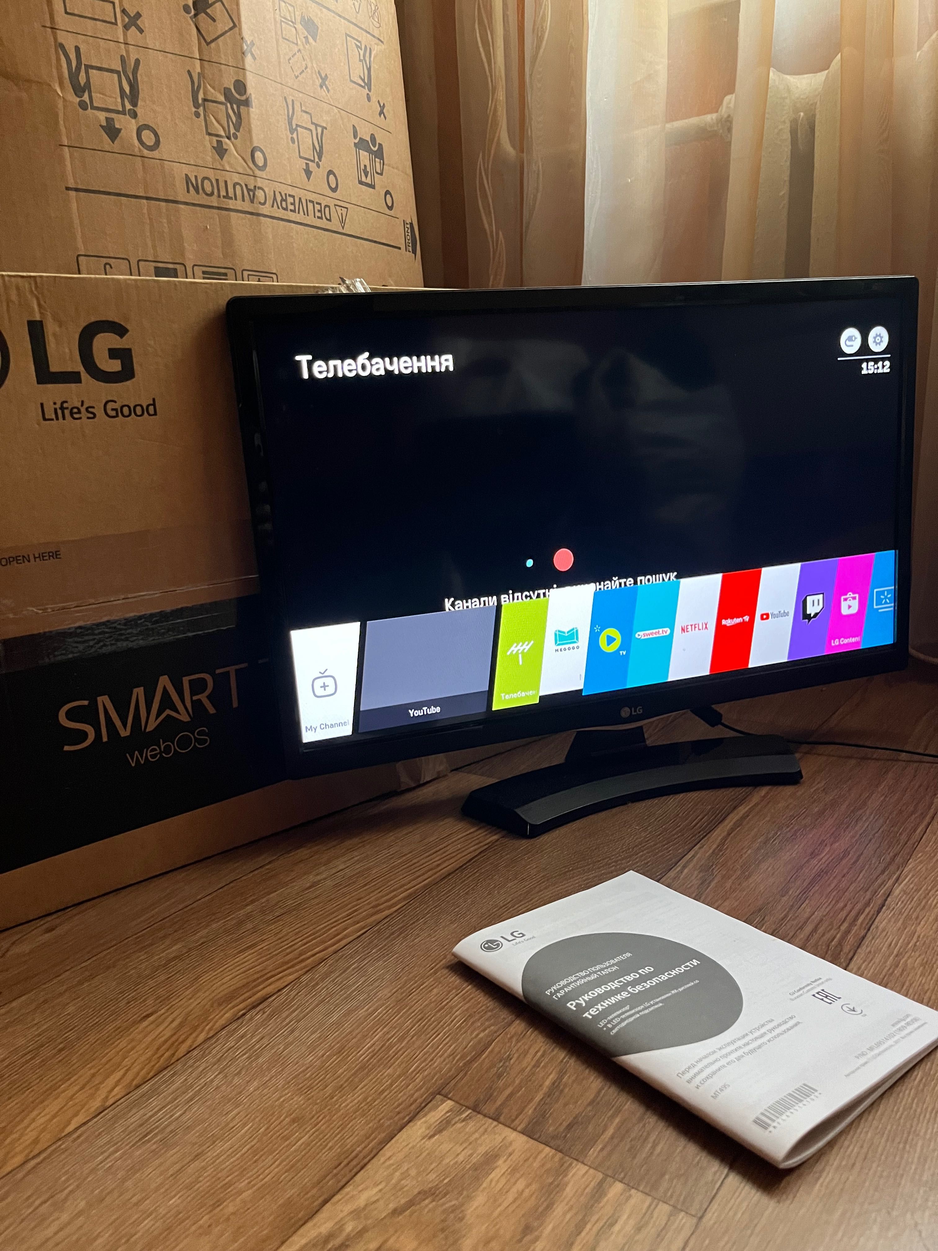 Телевізор LG Smart webOS 24"  24MT49S