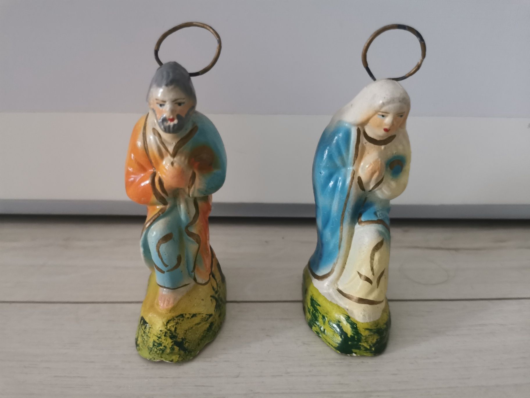 Figuras Presépio (José e Maria) Antigas