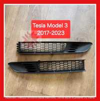 Решітка переднього бампера сітка Tesla Model 3 2017-2023 решетка сетка