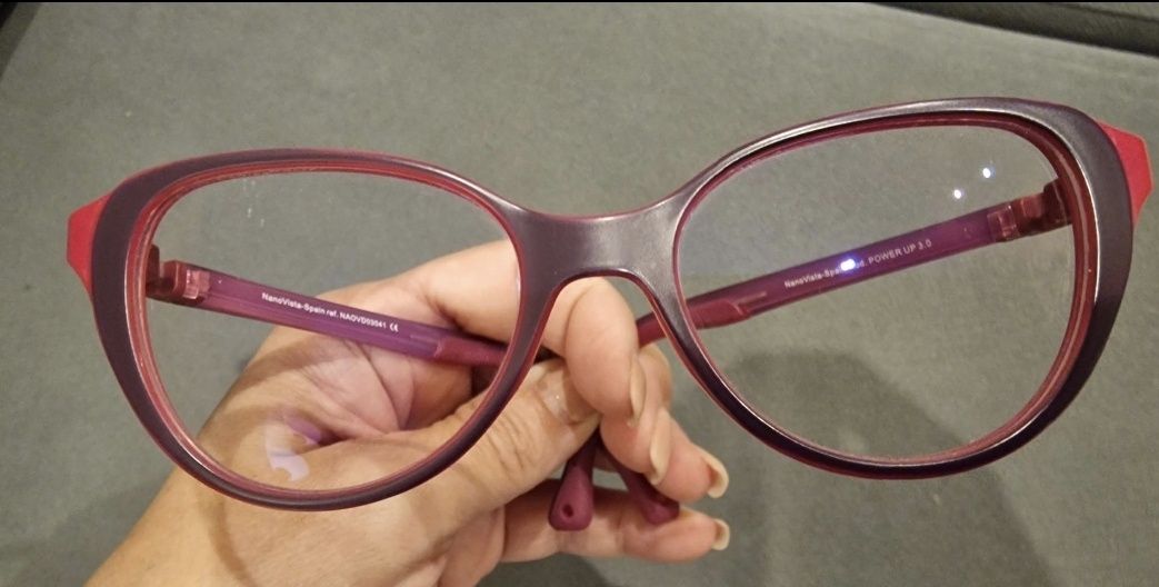 Oculos de grau e sol menina NANO silicone