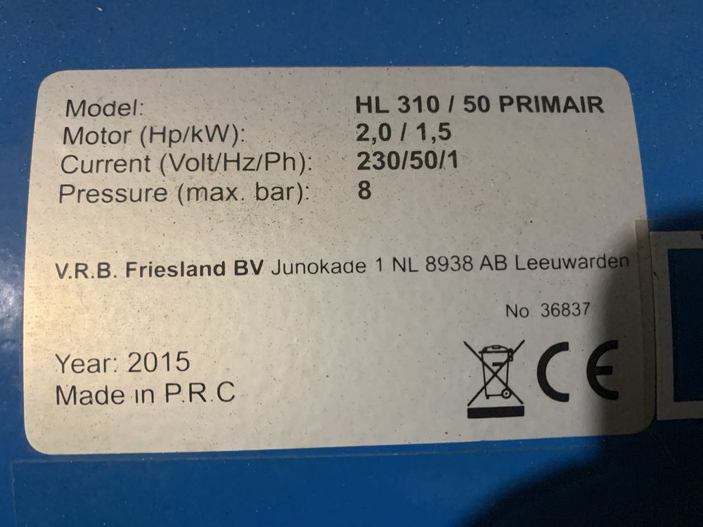 Компресор PRIM AIR HL 310-25