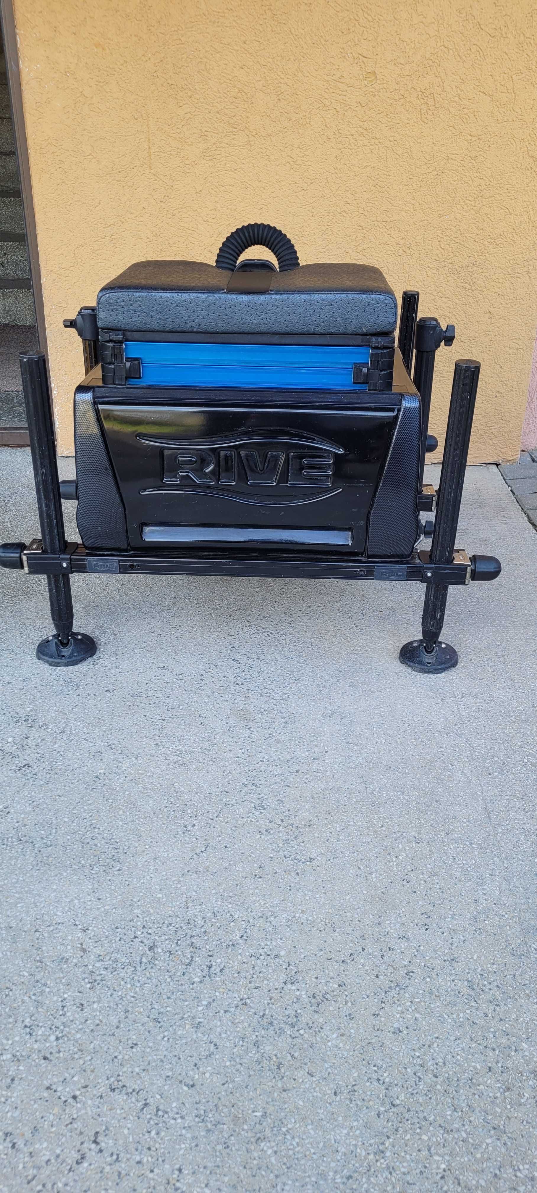 Kosz wędkarski RIVE  RX CARBON HSP D36 OPEN