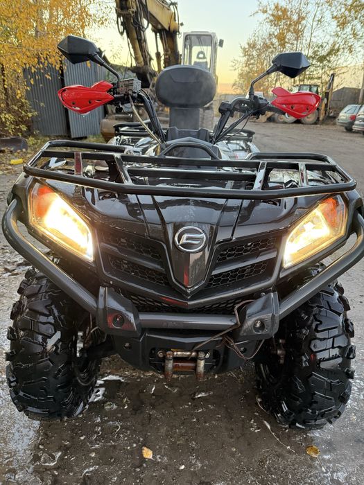 Cf 520L quad 4x4 pług + solniczka