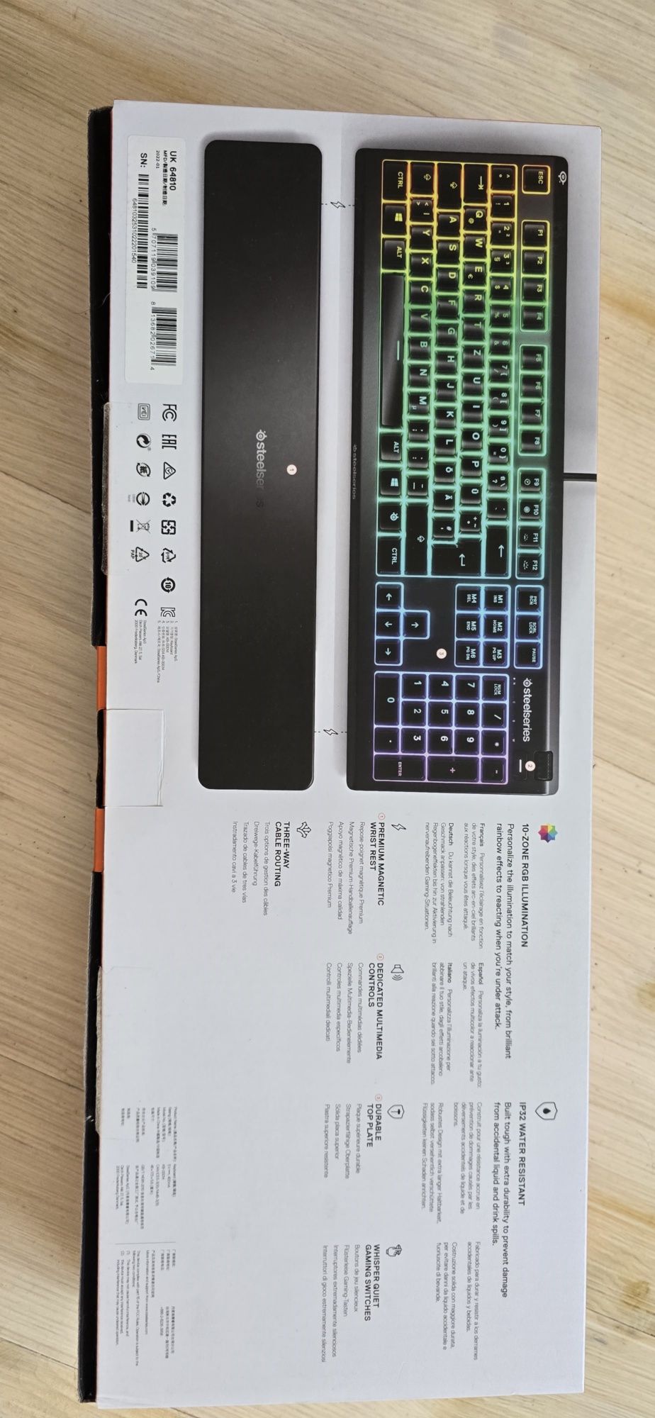SteelSeries Apex 3 Numeryczny – Klawiatura dla graczy