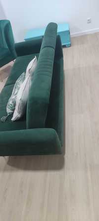Sofá - cama verde