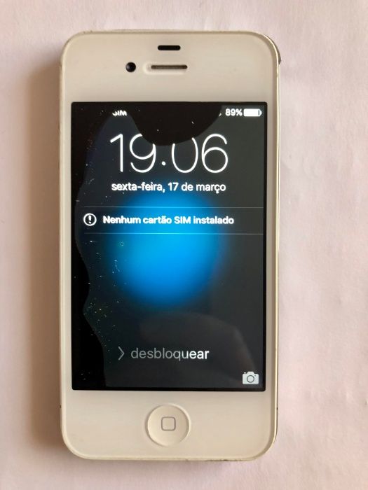 IPHONE 4S branco 16G - para peças