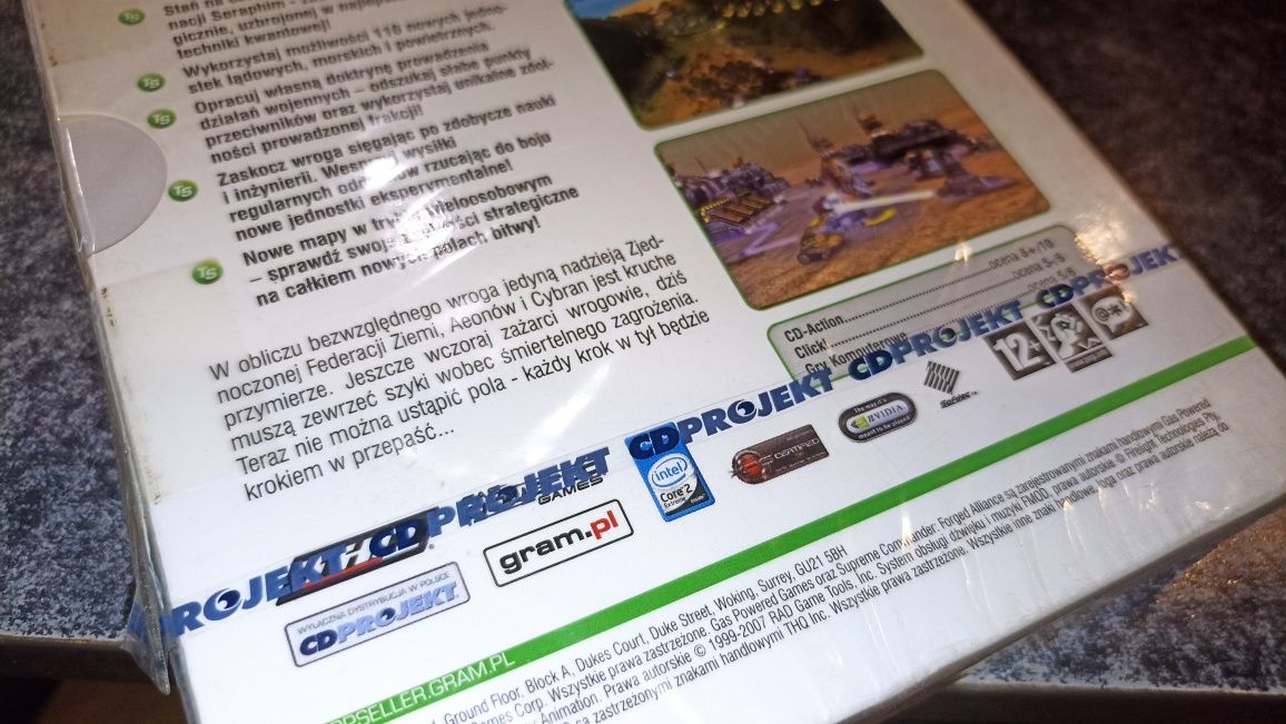 Supreme Commander W obliczu wroga PC po polsku nowa zafoliowana