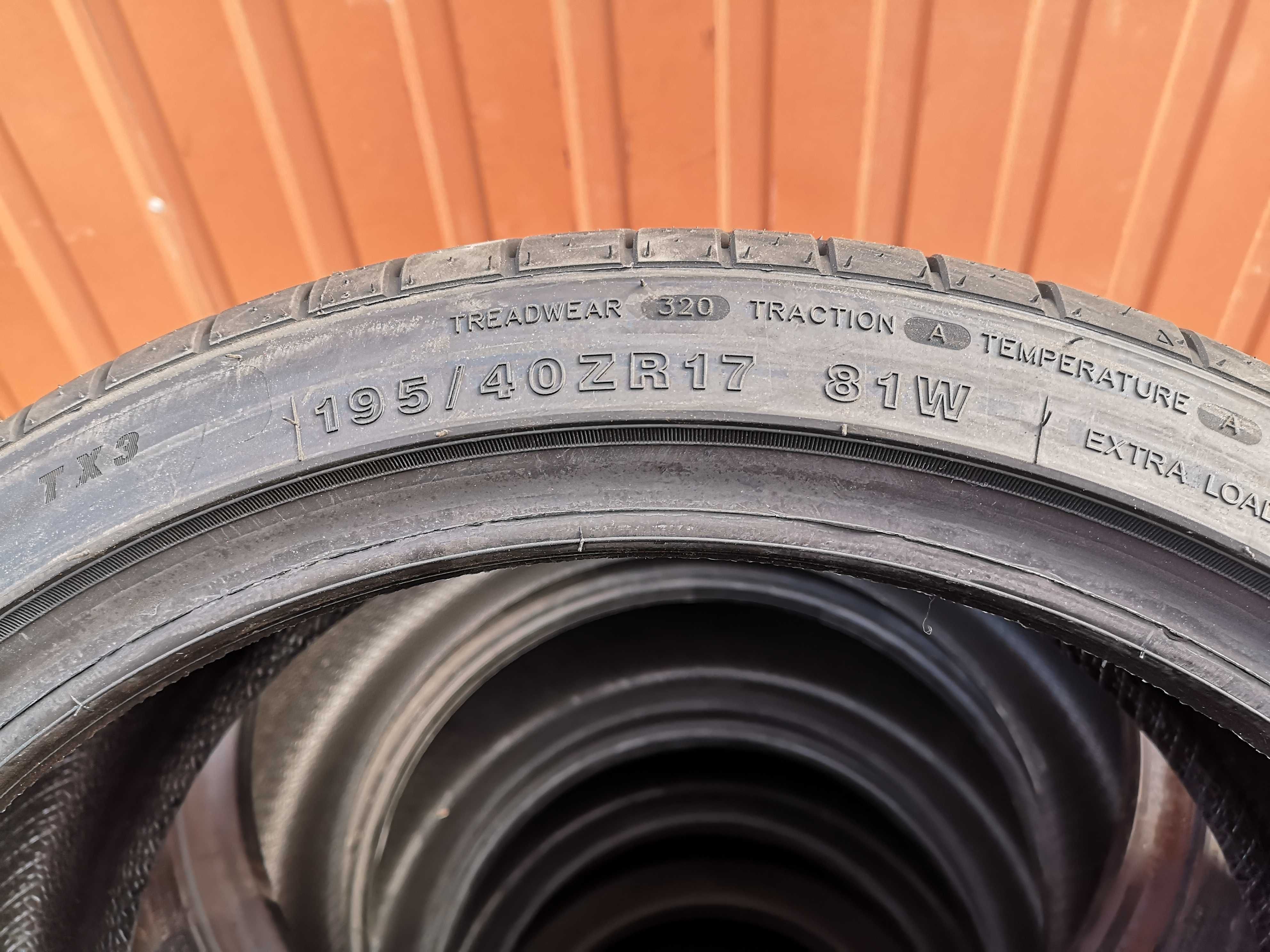 195/40 R17 81W XL Extra Load - Tracmax X-Privilo TX3 (2 sztuki) NOWE