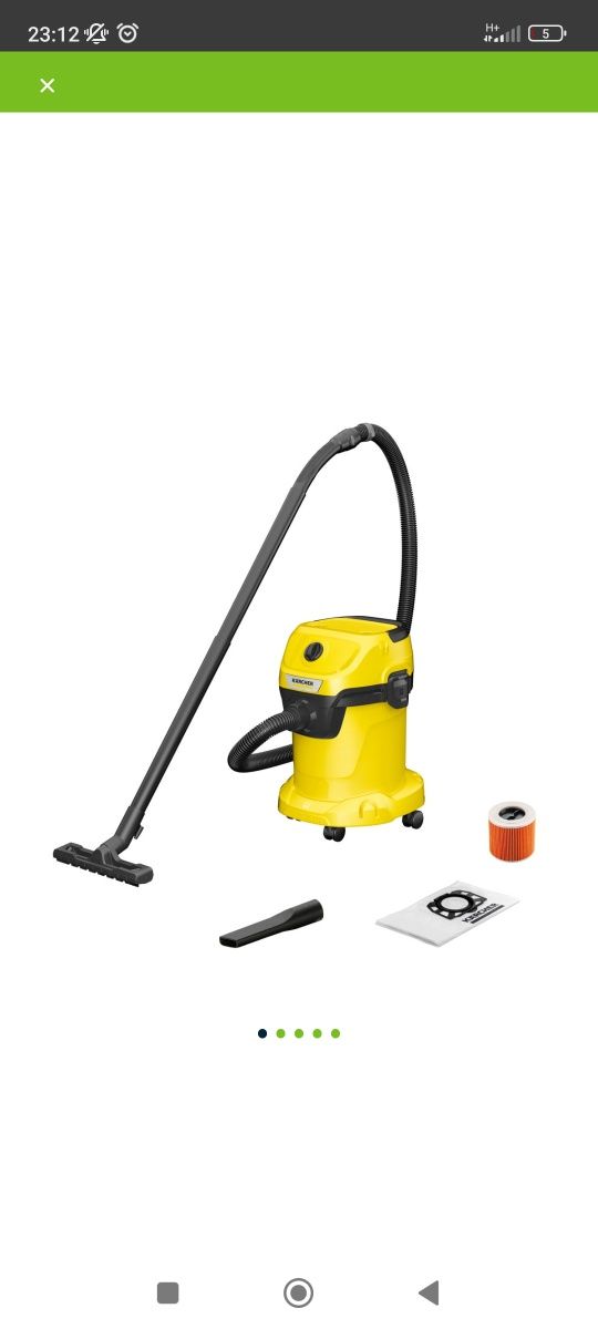 Warsztatowy  Odkurzacz Karcher wd30