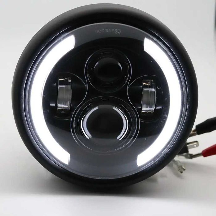 Дельта Альфа ЛЕД ФАРА LED 5,75" H4 Ява ІЖ ИЖ мото ВАЗ-2106