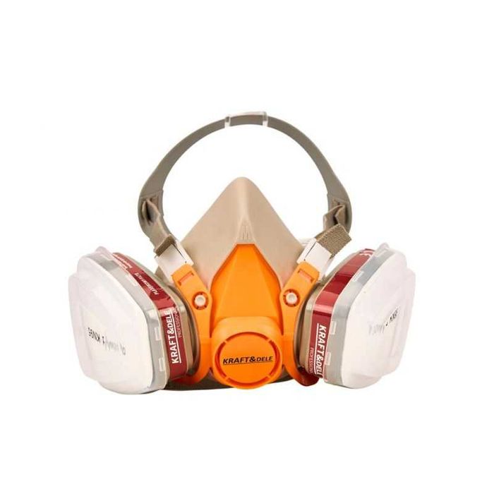 Maska przeciwpyłowa węglowa półmaska lakiernicza wielorazowa KD10030