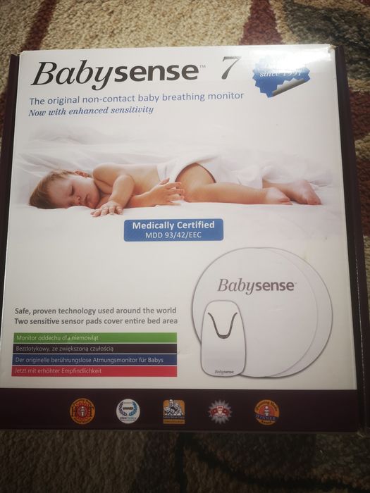 Monitor oddechu do łóżeczka łóżeczko babysense baby  kamera niania