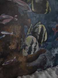 Obraz A2 akryl na płótnie rybki