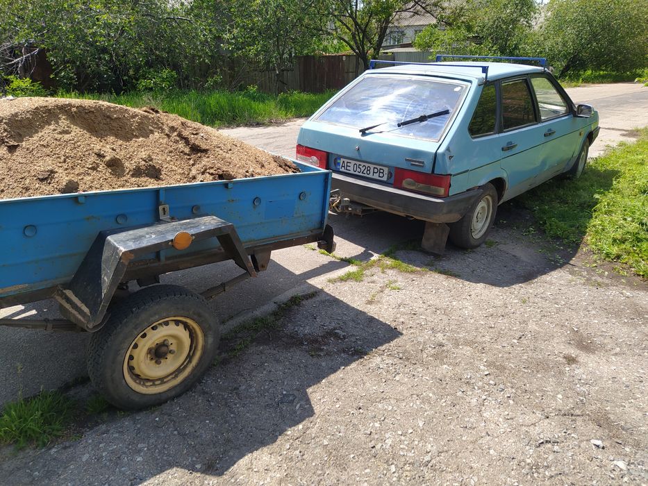 Прицеп легкового автомобиля+ ВАЗ 2109.