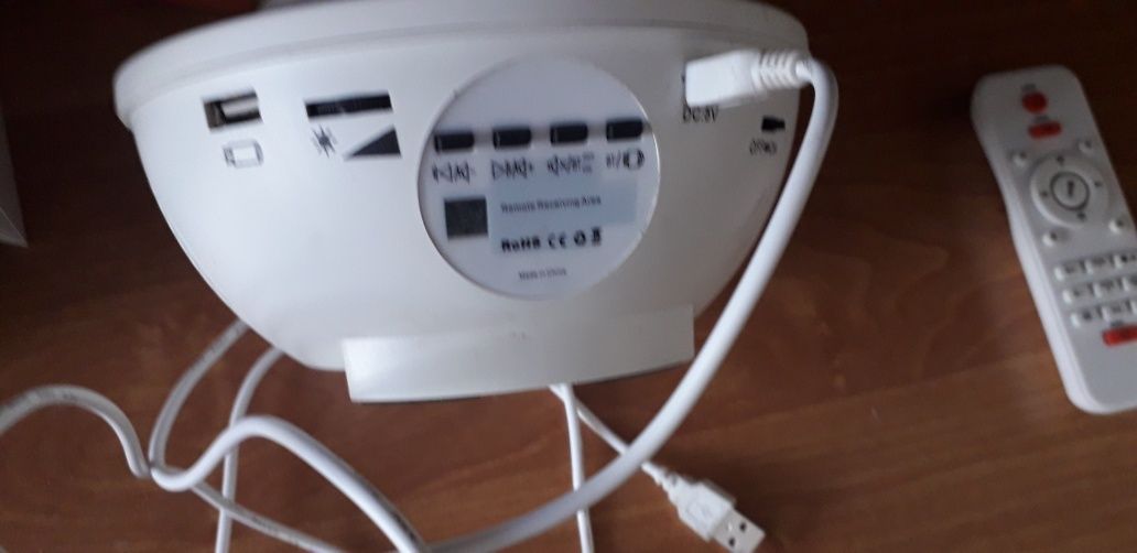 Projektor lampka nocna,glosnik