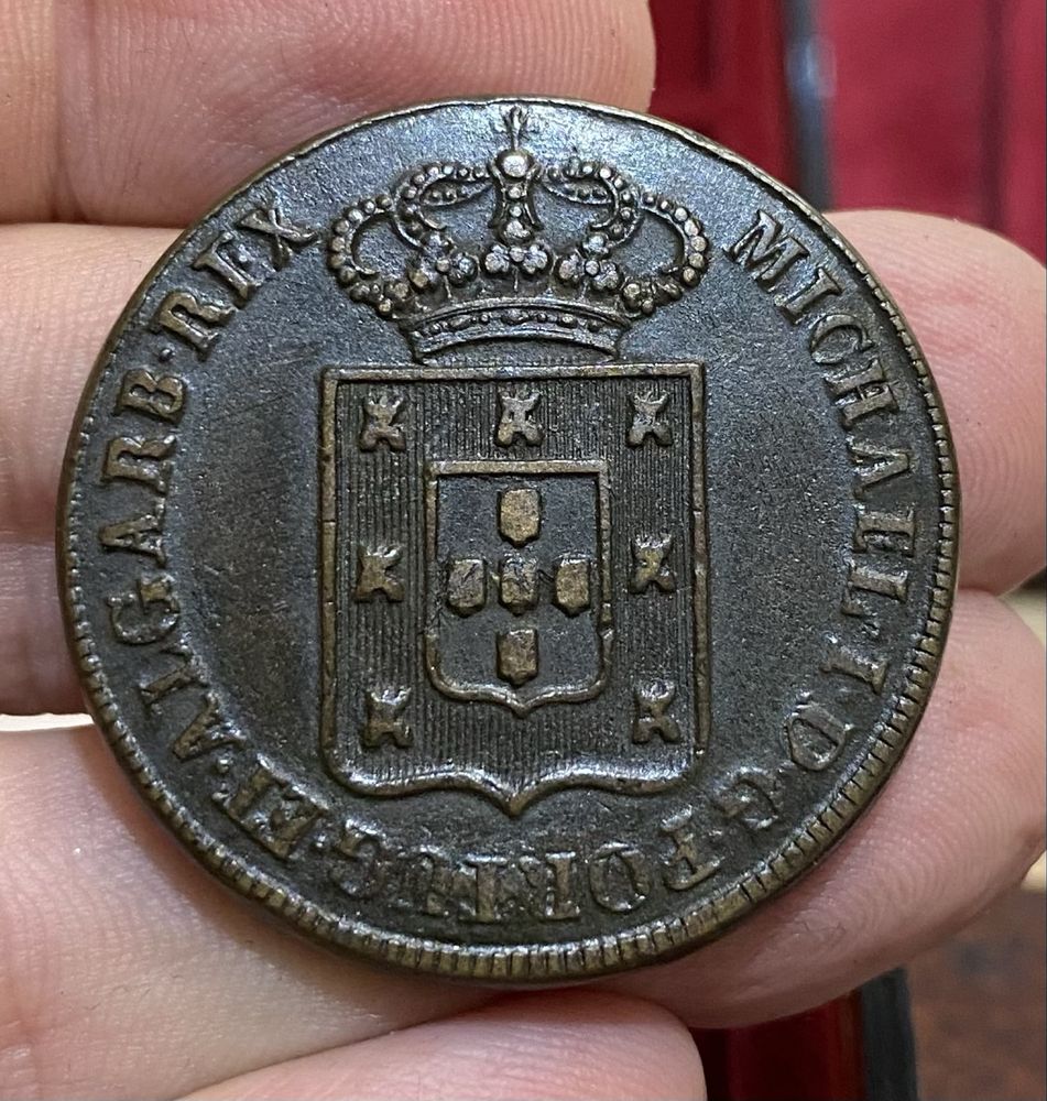 Moeda 40 Reis Pataco D MIGUEL I - 1830