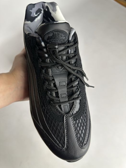 Nike Air Max 95 Corteiz Black чорні кросівки черные кроссовки найк 43