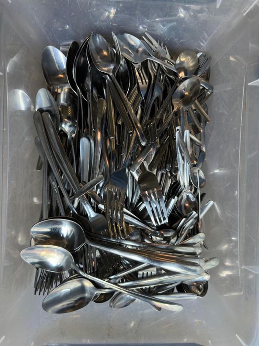 Sztućce rózne rodzaje.