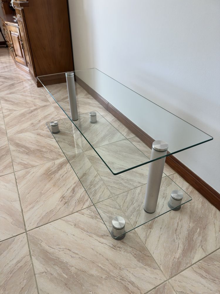 Mesa de vidro de sala
