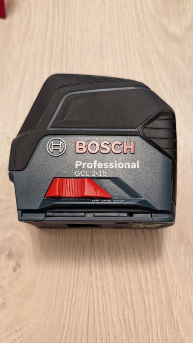 Laser liniowy Bosch GCL 2-15 czerwony/komplet/stan idealny/Kraków