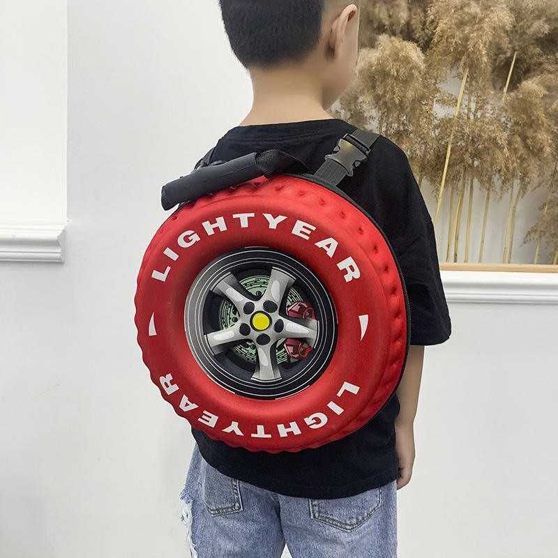 Рюкзак дитячий у формі колеса для хлопчика 3-7 років