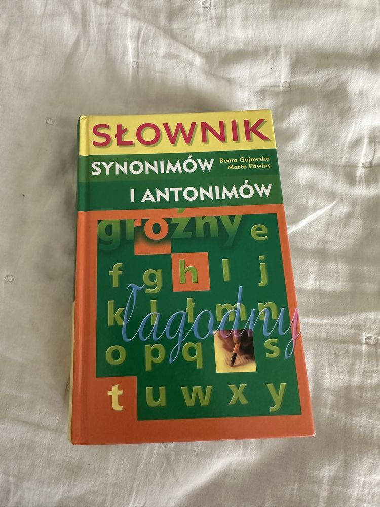 Slownik synonimow i antonimow ksiazka jezyk polski