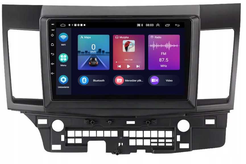 Radio GPS Android Mitsubishi Lancer 2008.-2015 USB WIFI BT