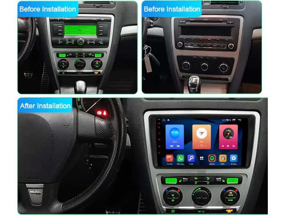 Radio samochodowe Android Skoda Octavia (9") 2004.-2014