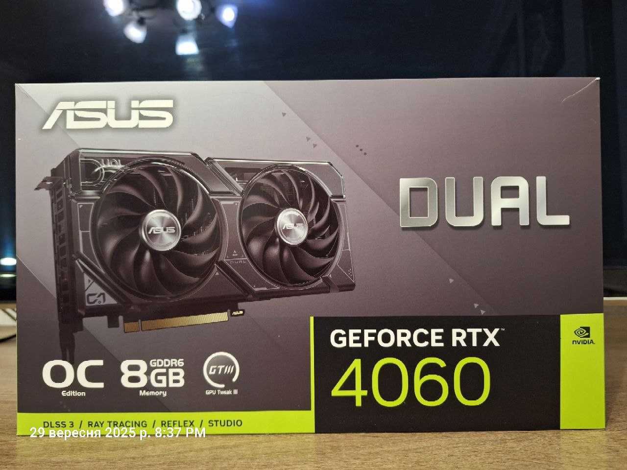 Відеокарта ASUS PCI-Ex GeForce RTX 4060 Dual OC Edition 8GB